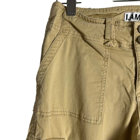 I.AM.GIA Ryder Cargo Tan Low Rise Straight Leg Pants Size Small - Picture 6 of 11
